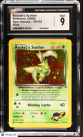 2000 Pokemon Gym Heroes Rocket's Scyther Holo 13/132 CGC 9 #13/132